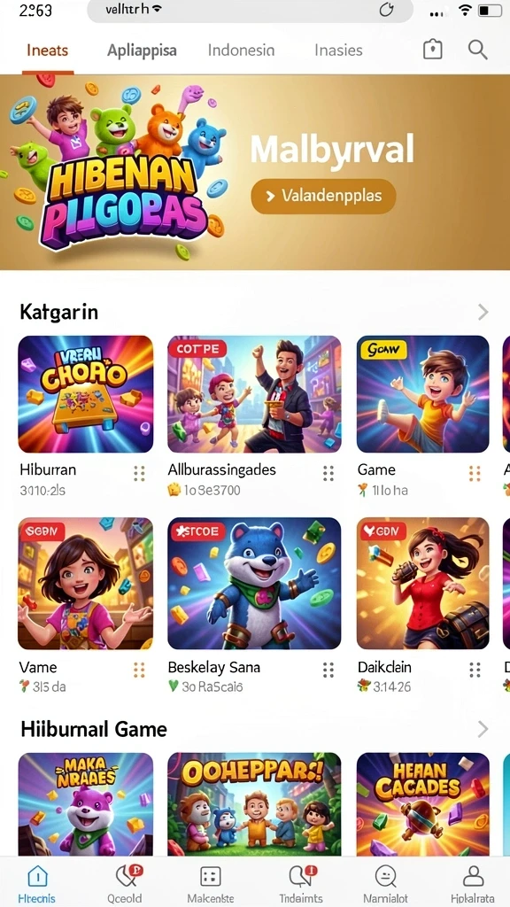 Screenshot 1: Tampilan mesin slot dengan tema petualangan.