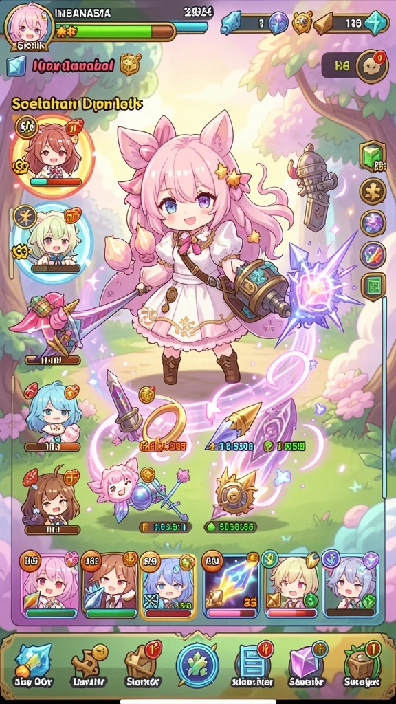 Screenshot menunjukkan tampilan permainan slot yang menarik.