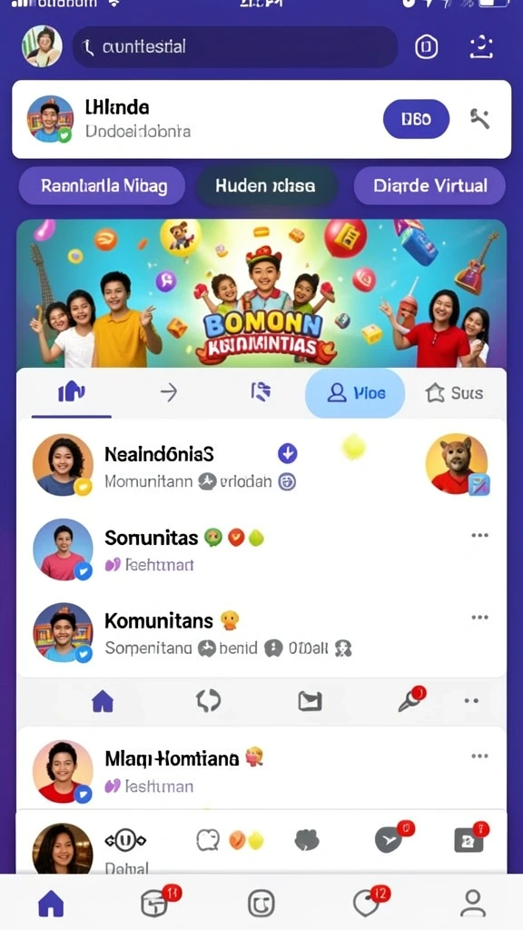 Tampilan antarmuka pengguna yang intuitif dan menarik.