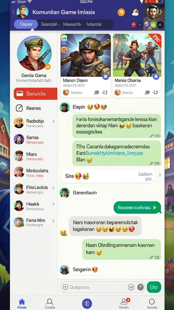 Mode permainan yang beragam dan penuh tantangan.