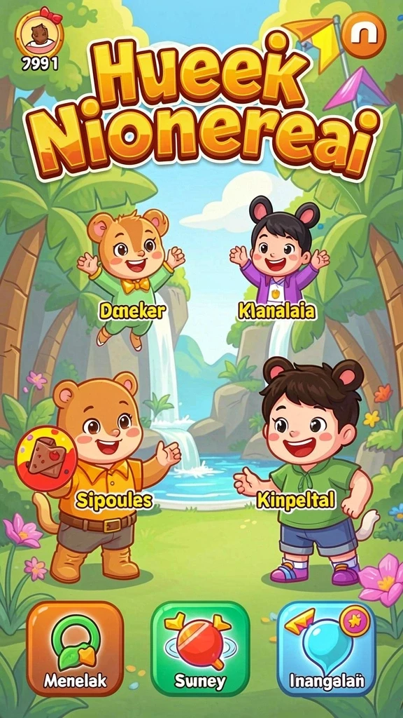 Memperlihatkan berbagai item yang bisa didapatkan dalam game.