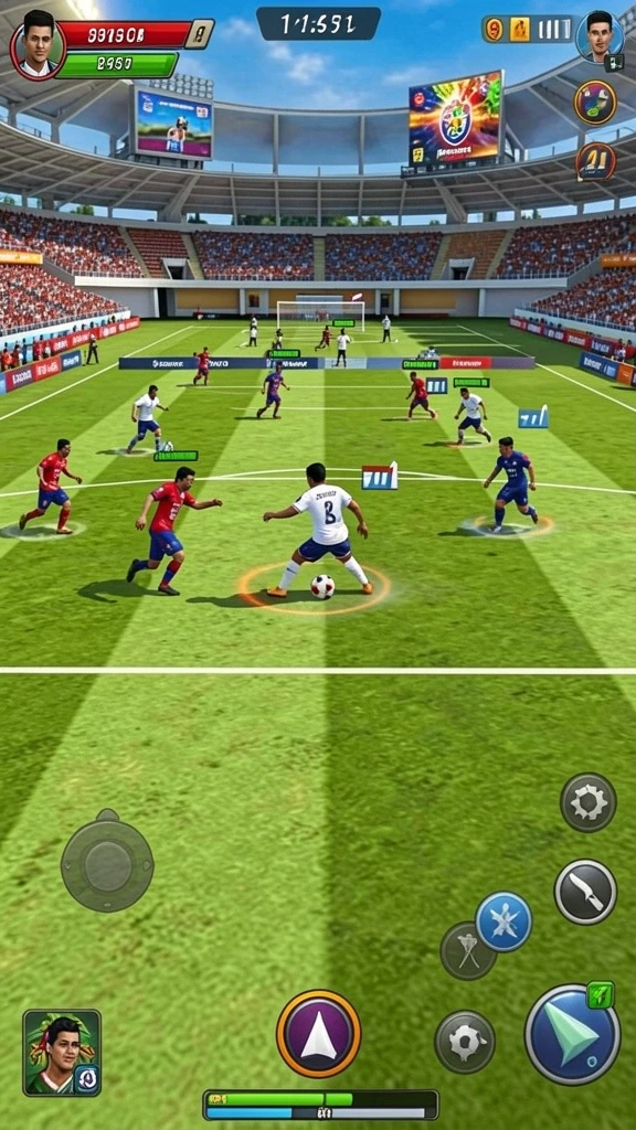 Screenshot aksi menarik dalam permainan DKK.