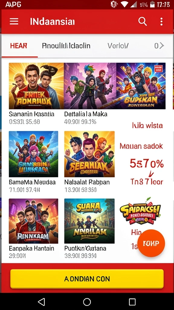 Tampilan antarmuka DORAHOKI yang menarik dan mudah digunakan.