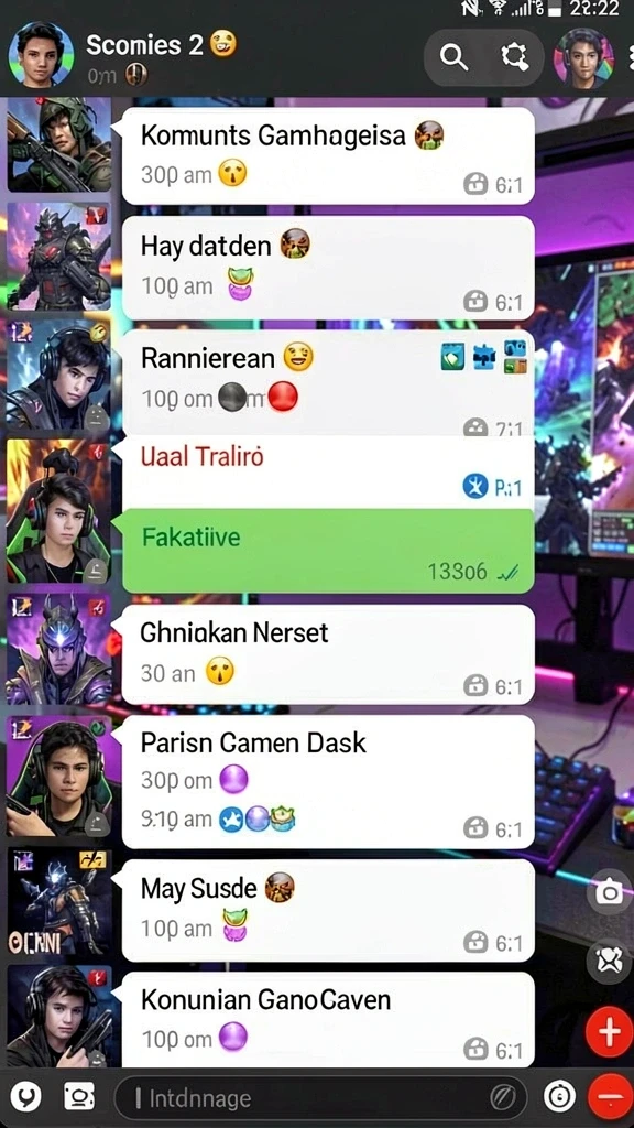 Karakter-karakter lucu yang membuat permainan semakin seru.