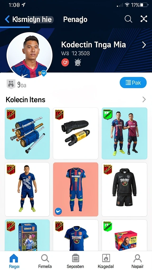 Gambar level menantang yang harus diselesaikan.