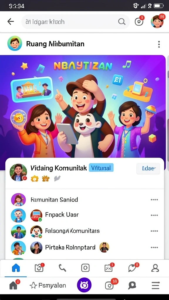 Tampilan antarmuka yang user-friendly.