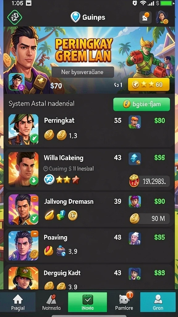 Grafis KILAT77 yang menawan dan berwarna.
