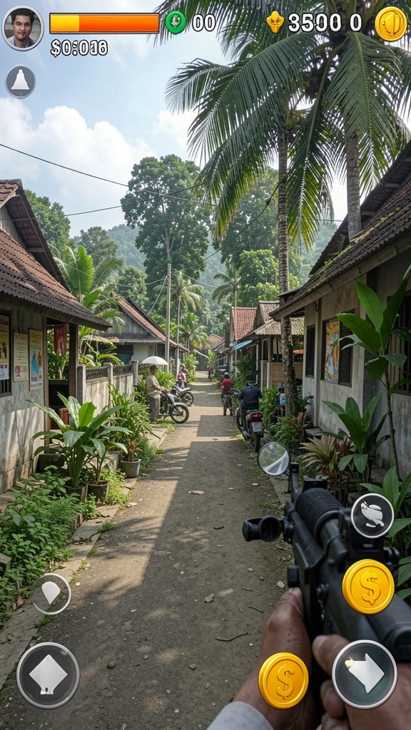 Screenshot menunjukkan berbagai mesin slot yang tersedia dalam aplikasi.