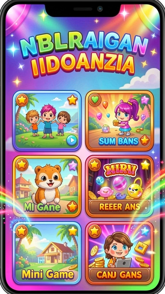 Tampilan awal MANDALA77 yang penuh warna.