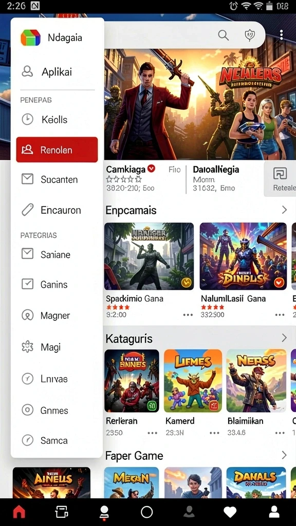 Fitur kustomisasi karakter memberikan kebebasan kreatif.