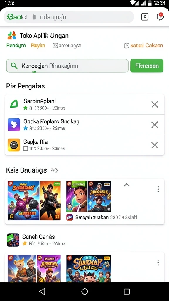 Tampilan antarmuka yang menarik dan mudah digunakan.