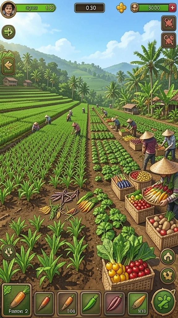 Tampilan menu utama yang menarik dan mudah dinavigasi.