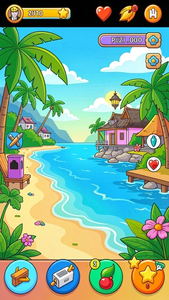 Tampilan utama aplikasi OMUTOGEL yang menarik.