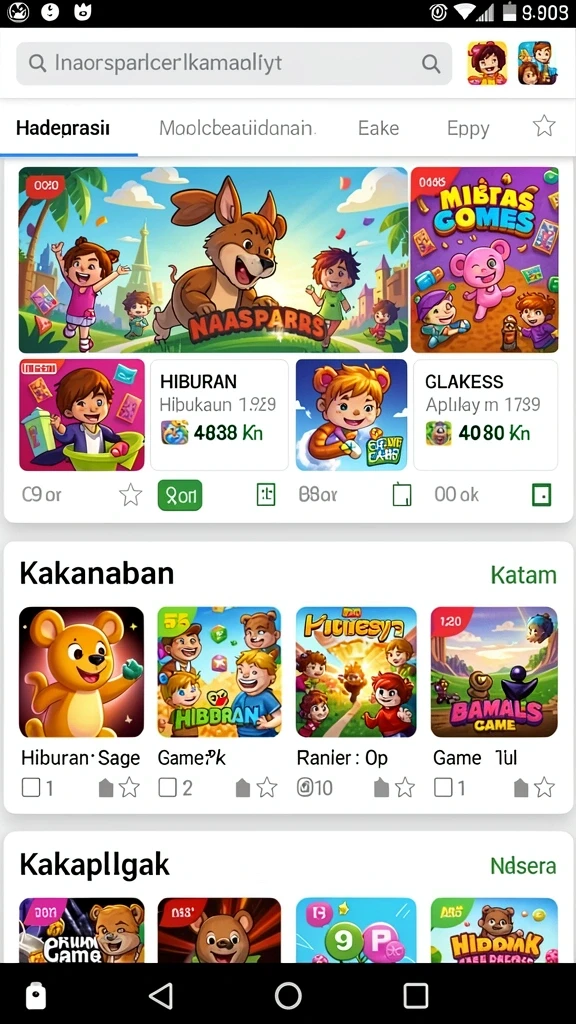 Tampilan antarmuka yang menarik dan mudah digunakan.