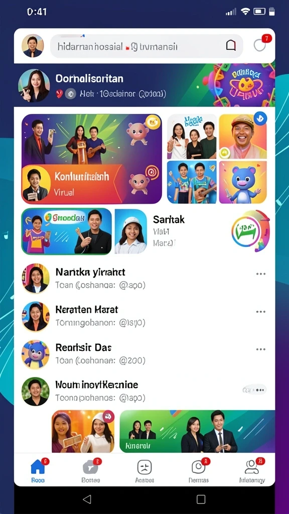 Fitur pembaruan yang menarik dan selalu fresh.