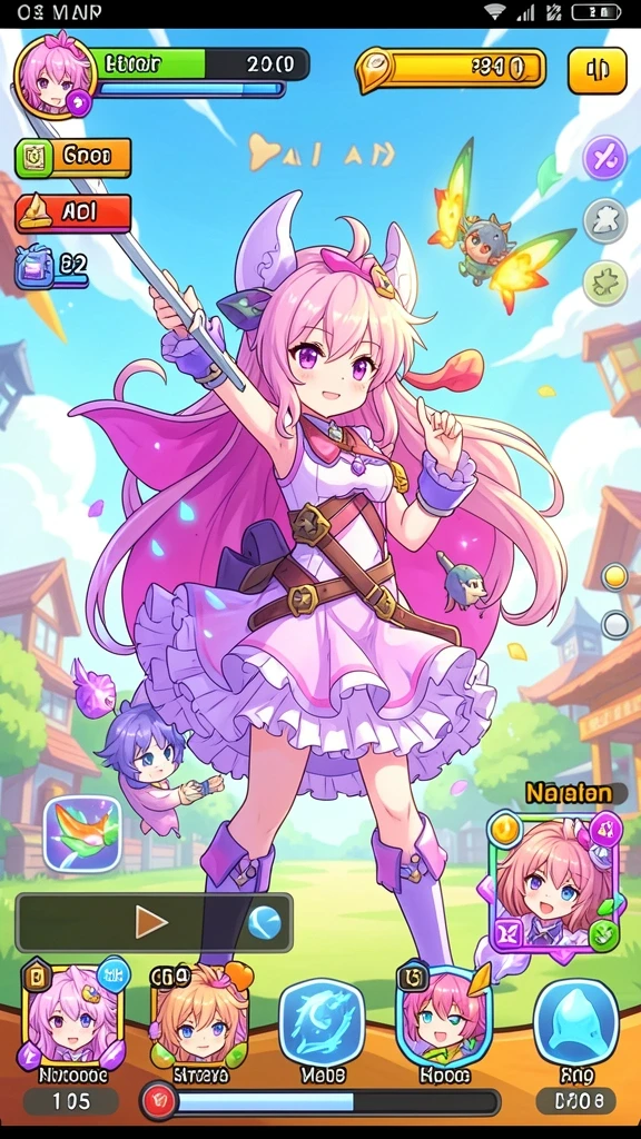Pemandangan grafis yang memukau selama gameplay.