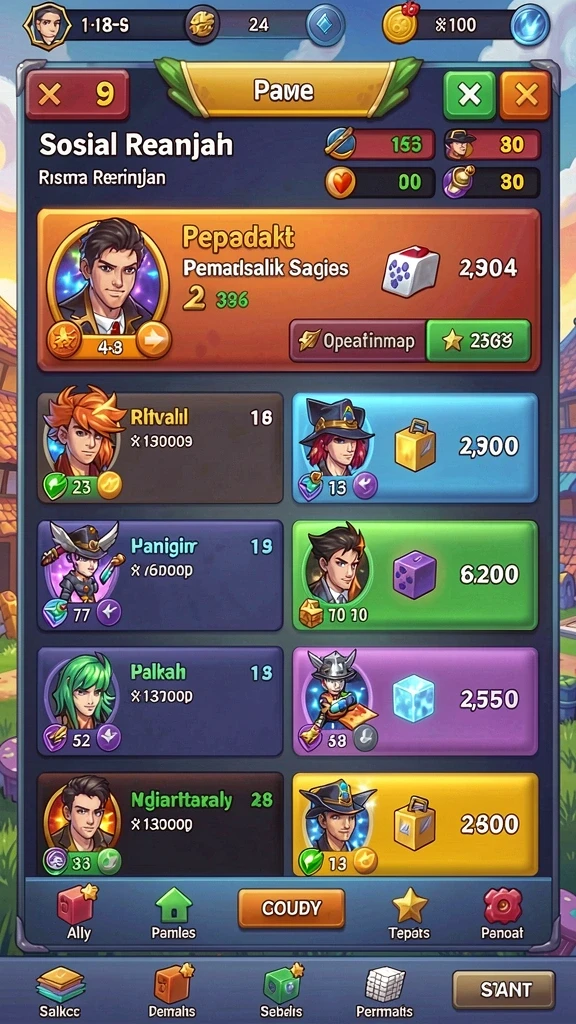 Beragam mode permainan yang seru untuk dipilih.