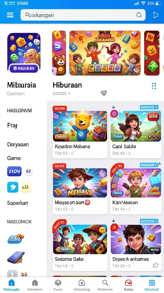 Sesi permainan multiplayer yang seru dengan teman.