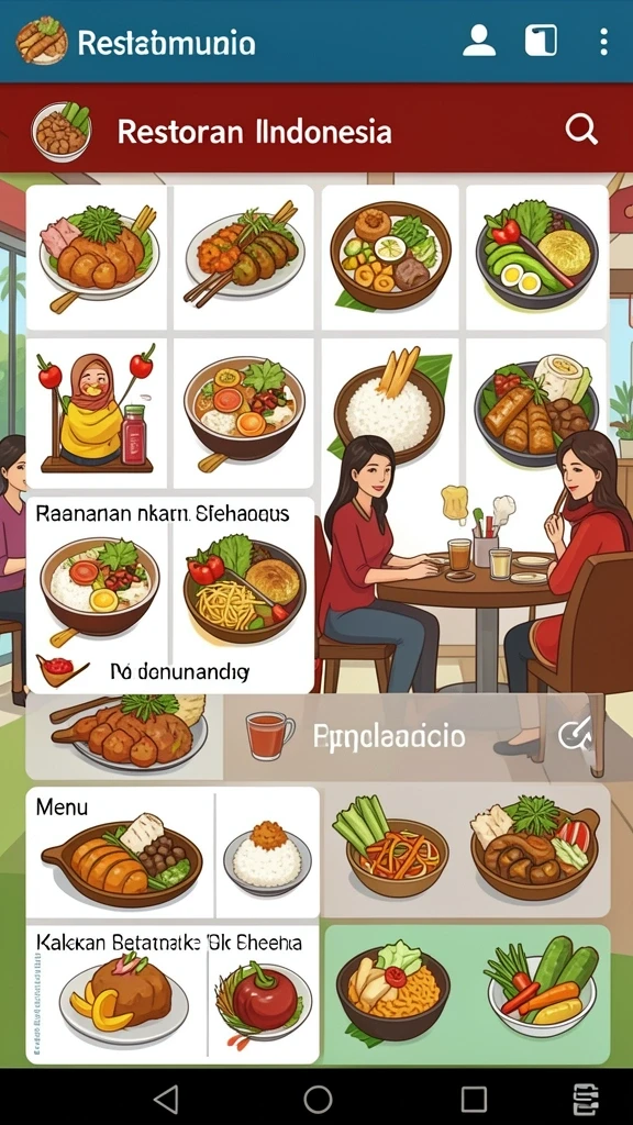 Tampilan antarmuka yang intuitif dan mudah dipahami.