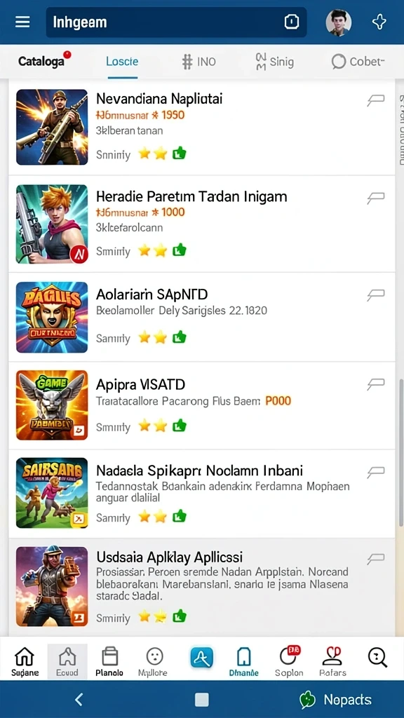Level tantangan yang menantang dan mengasah keterampilan.