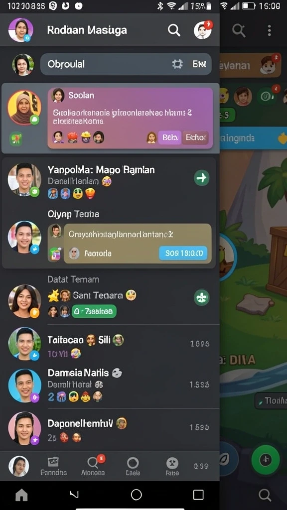 Berbagai karakter unik untuk dipilih.