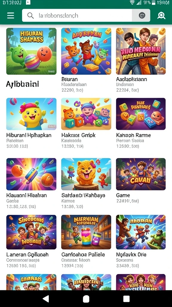 Berbagai pilihan permainan slot yang menarik.
