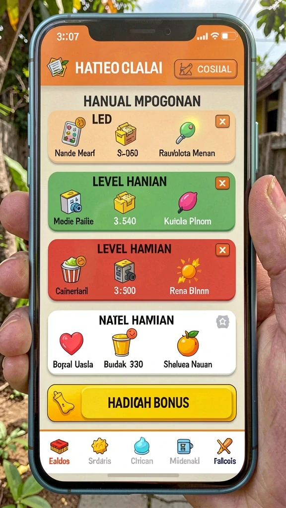 Fitur mode permainan yang beragam dan seru.